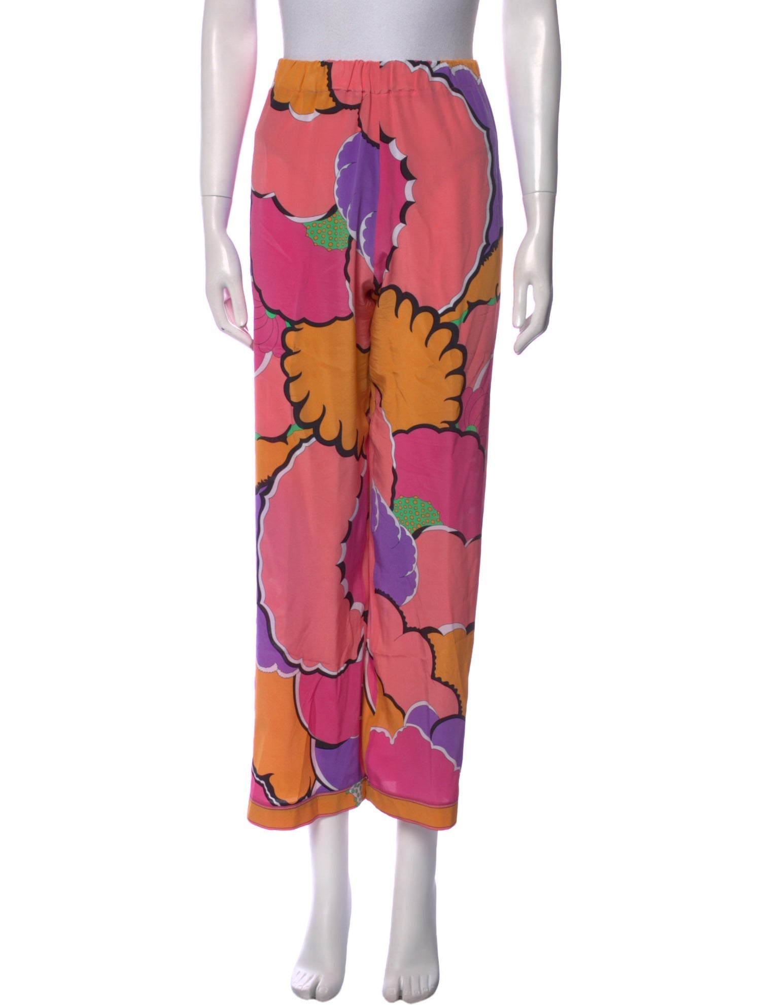 Bessi Silk Wide Leg Pants