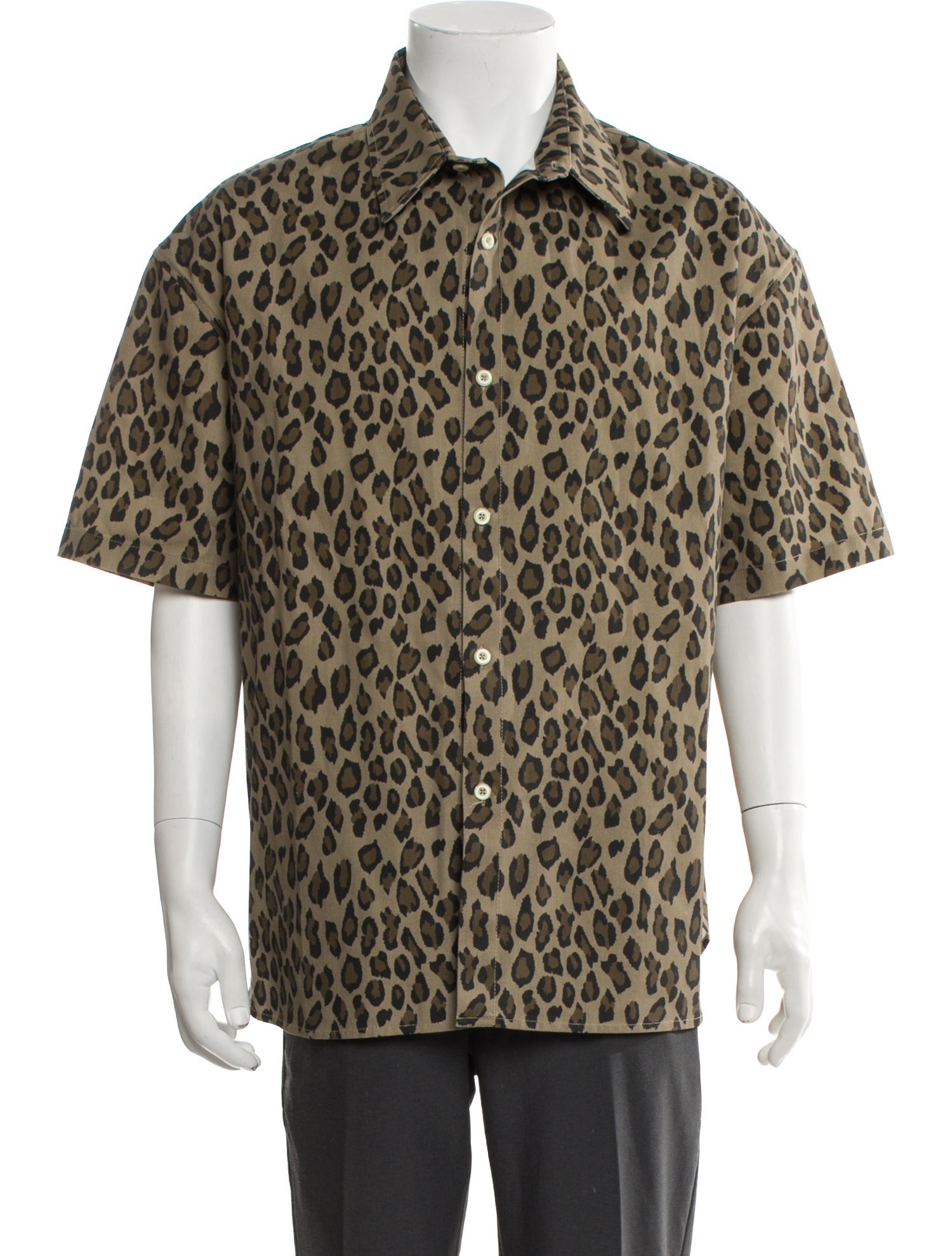 Bluemarble Animal Print Short Sleeve Shirt
