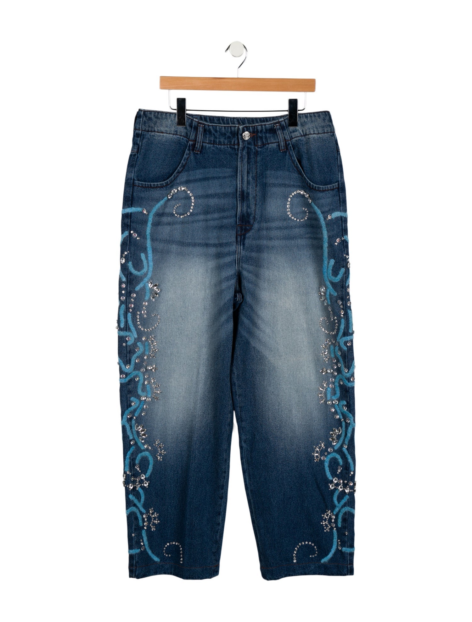 Bluemarble Straight-Leg Jeans