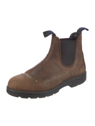 Blundstone Leather Grosgrain Trim Chelsea Boots