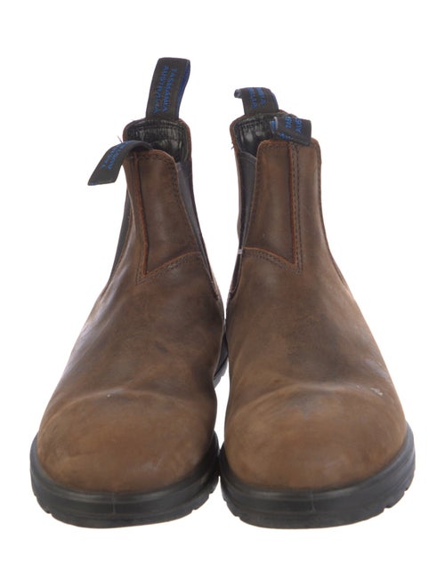 Blundstone Leather Grosgrain Trim Chelsea Boots