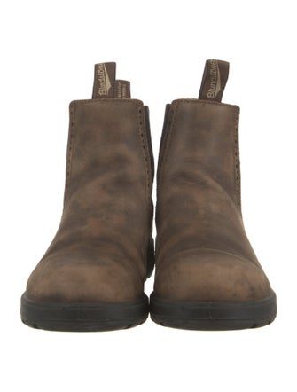 Blundstone Suede Colorblock Pattern Chelsea Boots