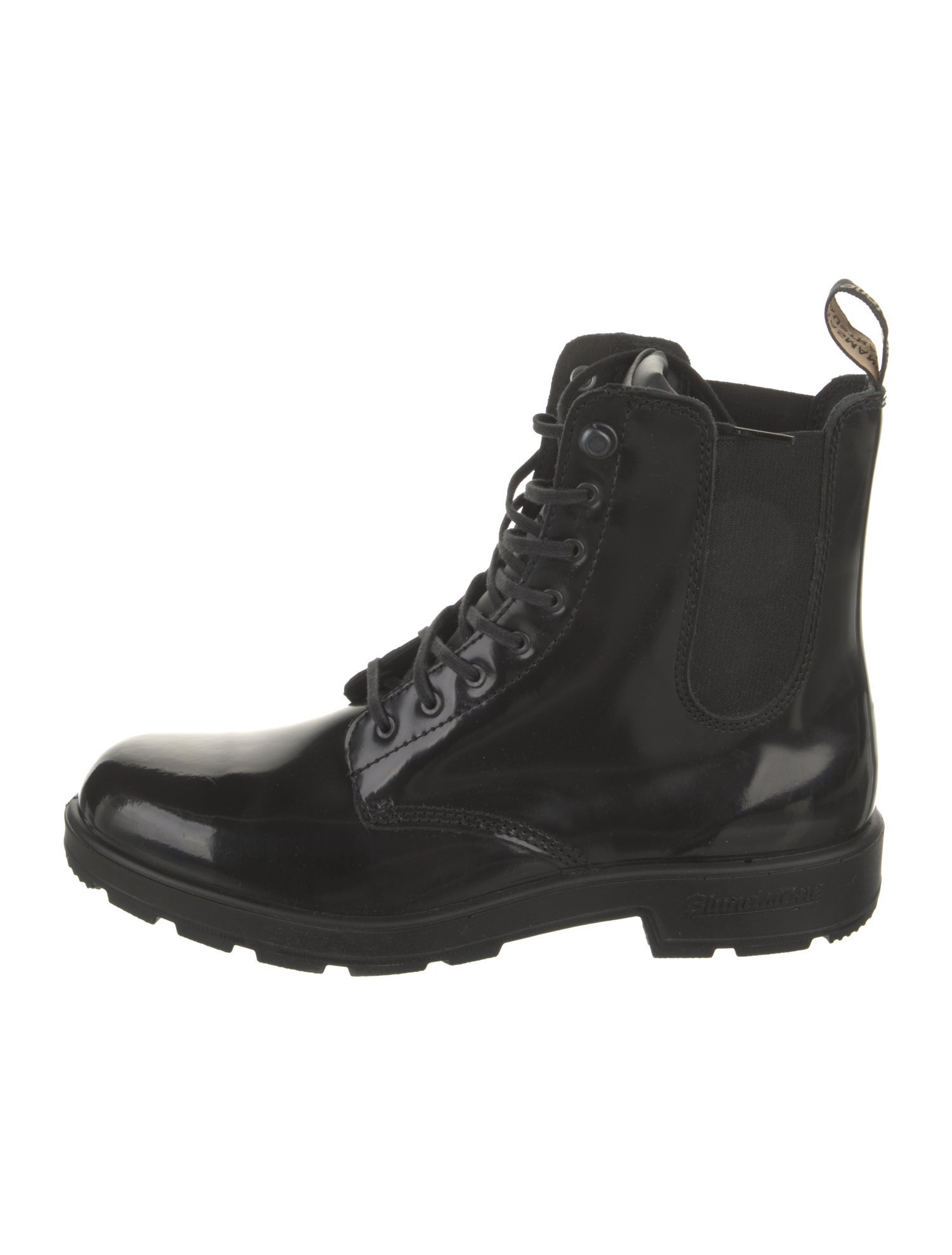 Blundstone Patent Leather Combat Boots