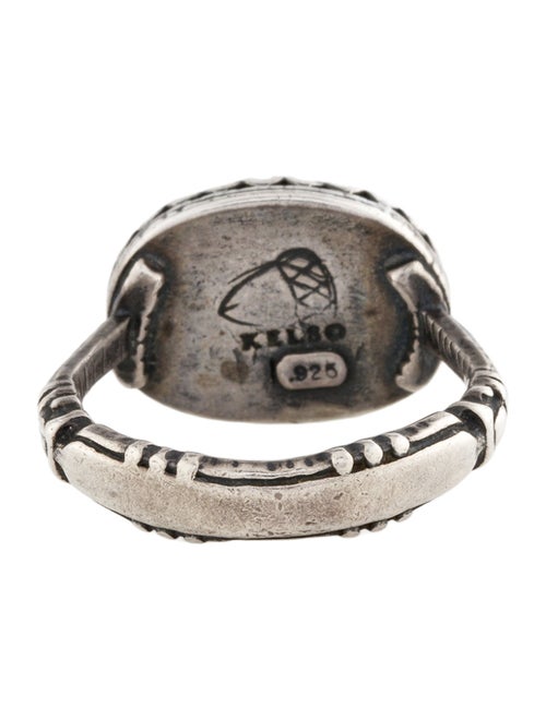 Becky Kelso Dyed Chalcedony Cocktail Ring