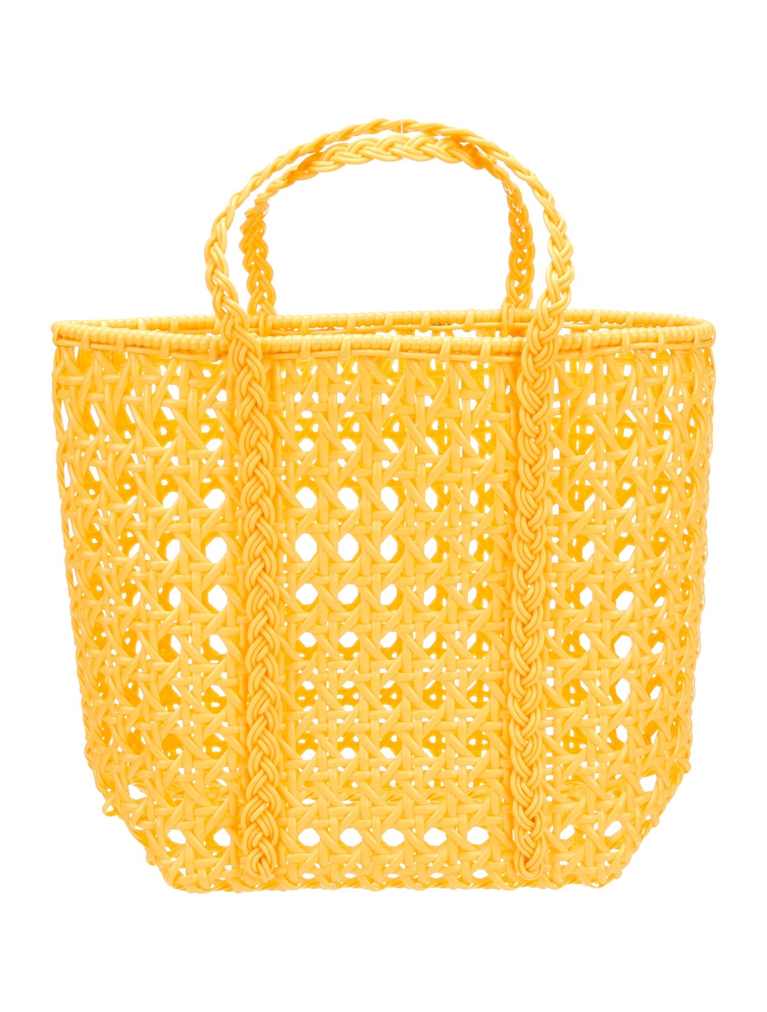 【3077】BEMBIAN ベンビアン JOLENE BAG イエロー Bembien Jolene Plastic Tote w/Tags - Yellow Totes, Handbags