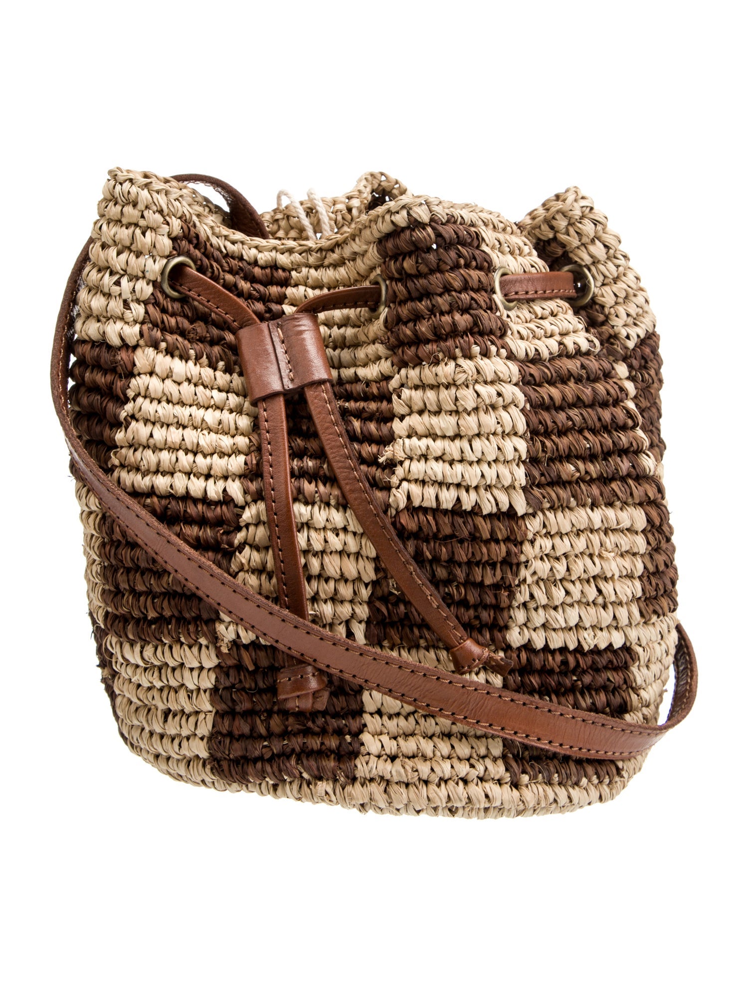 Bembien Straw Bucket Bag