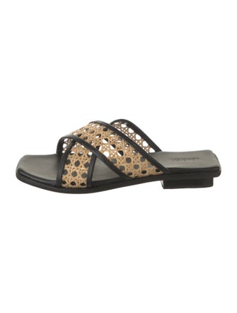 Bembien Leather Printed Slides