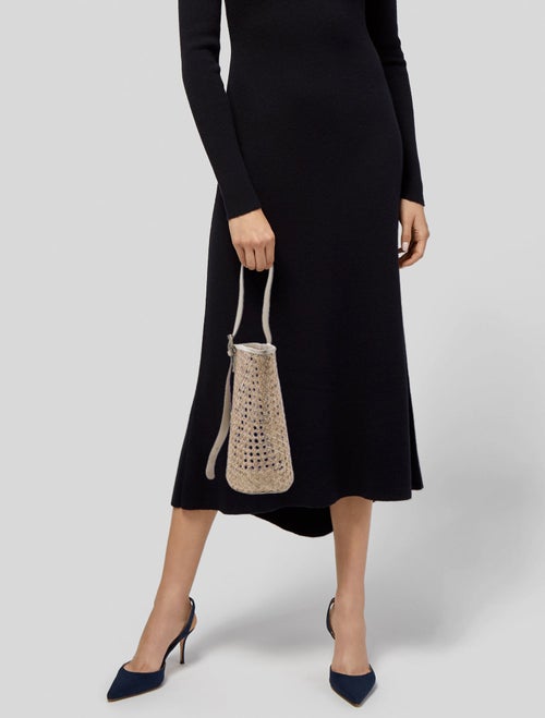 Bembien Raffia Top Handle Bag