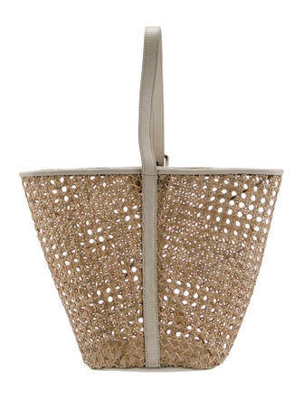 Bembien Raffia Top Handle Bag