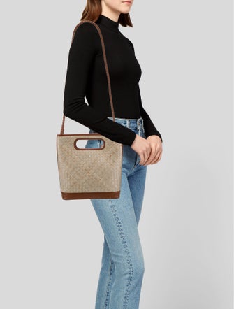 Bembien Raffia Top Handle Bag