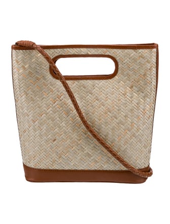 Bembien Raffia Top Handle Bag