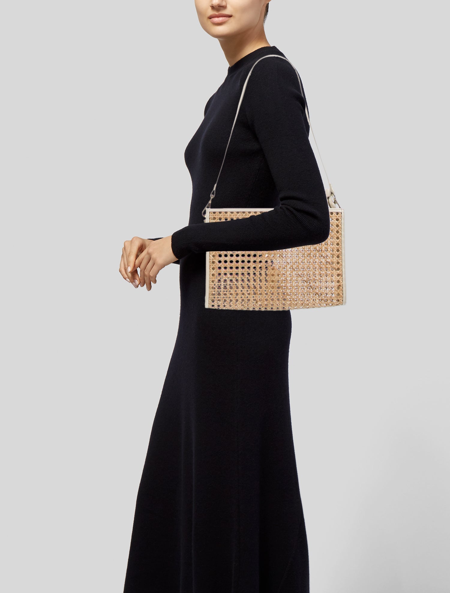 Bembien Rattan Shoulder Bag