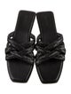 Bembien Leather Braided Accents Slides