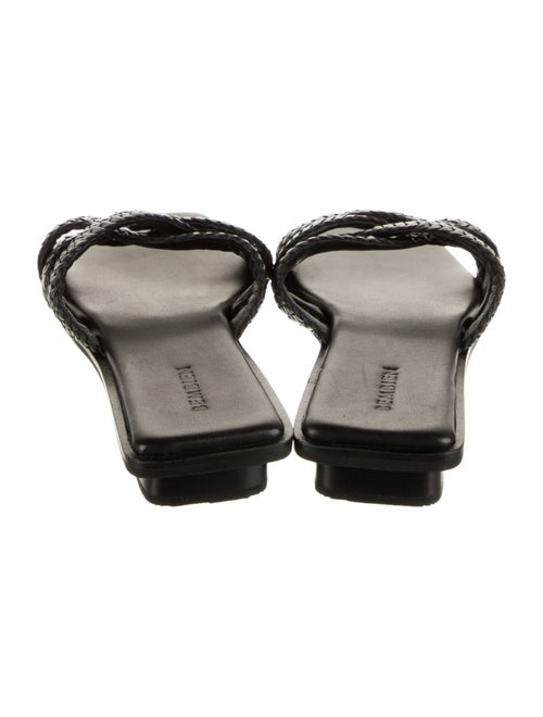 Bembien Leather Braided Accents Slides