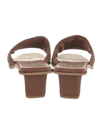 Bembien Leather Braided Accents Slides