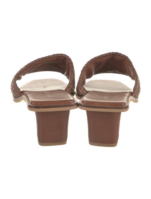 Bembien Leather Braided Accents Slides