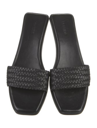 Bembien Leather Braided Accents Slides