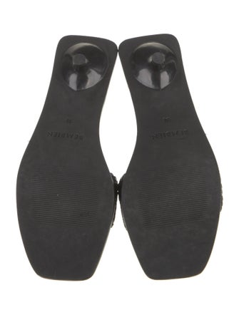 Bembien Leather Braided Accents Slides