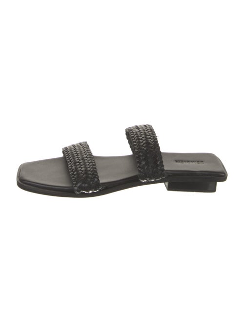 Bembien Leather Braided Accents Slides