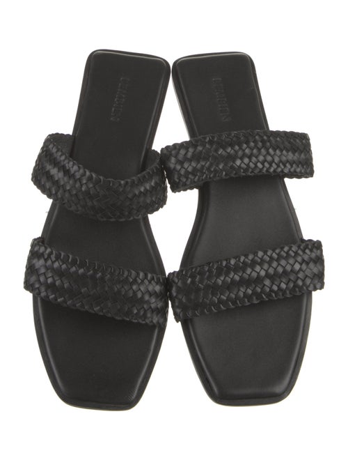 Bembien Leather Braided Accents Slides