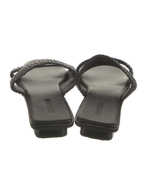 Bembien Leather Braided Accents Slides