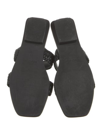 Bembien Leather Braided Accents Slides