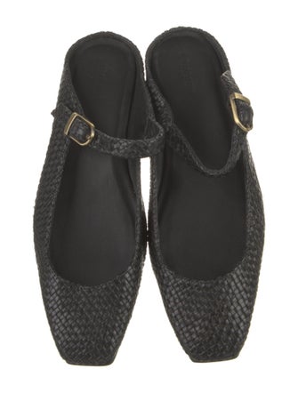 Bembien Leather Braided Accents Mules