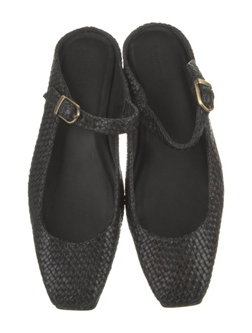 Bembien Leather Braided Accents Mules