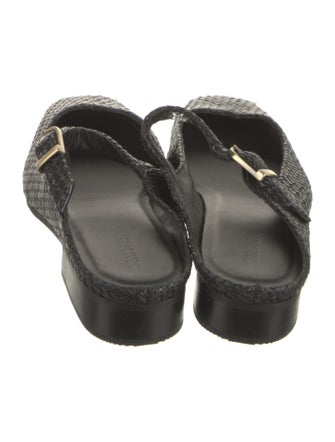 Bembien Leather Braided Accents Mules