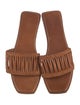 Bembien Leather Braided Accents Slides