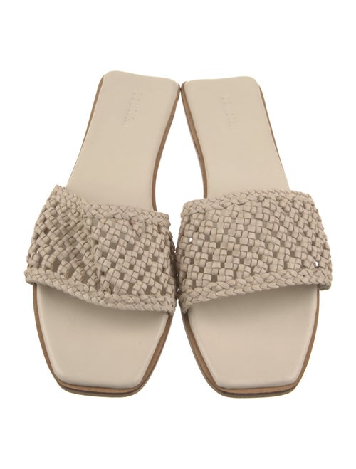 Bembien Leather Braided Accents Slides