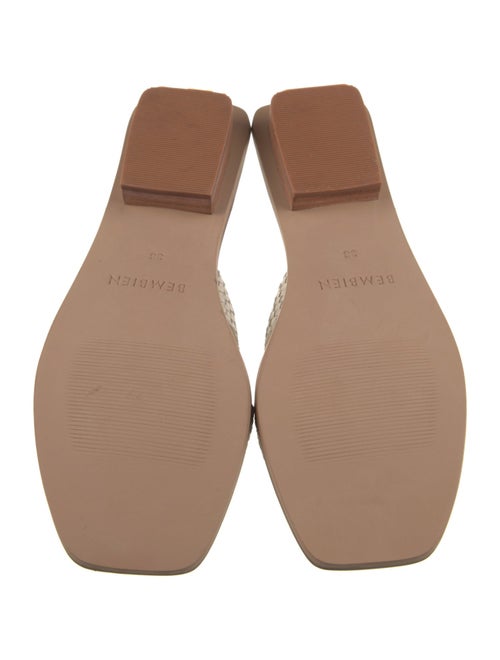 Bembien Leather Braided Accents Slides