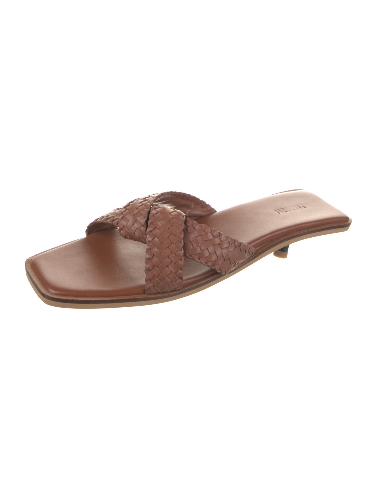 Bembien Leather Braided Accents Slides