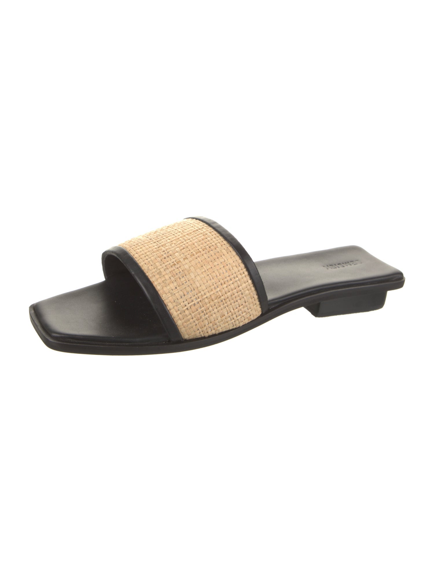 Bembien Leather Colorblock Pattern Slides