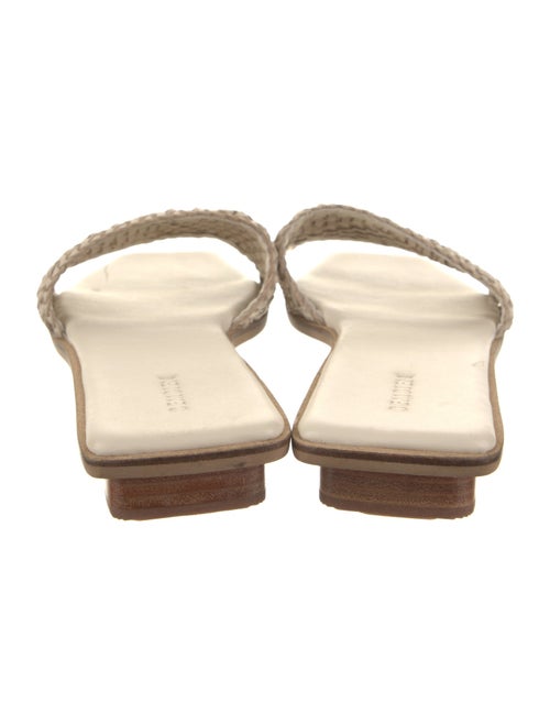 Bembien Leather Braided Accents Slides