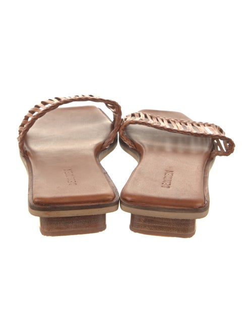 Bembien Leather Braided Accents Slides