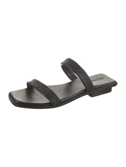 Bembien Leather Braided Accents Slides
