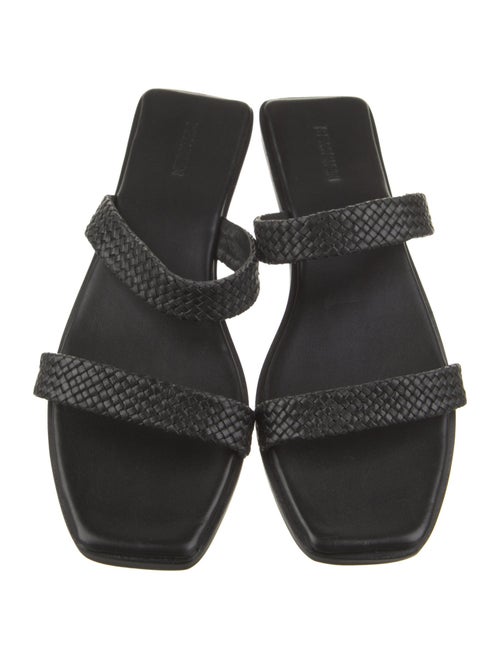 Bembien Leather Braided Accents Slides