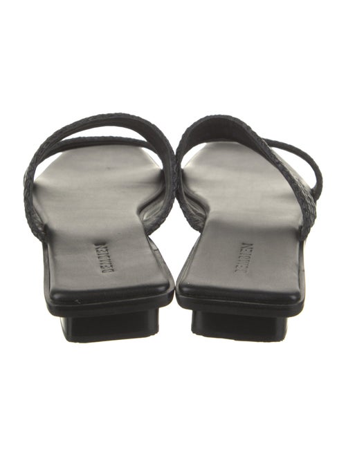 Bembien Leather Braided Accents Slides