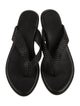 Bembien Leather Braided Accents Flip Flops