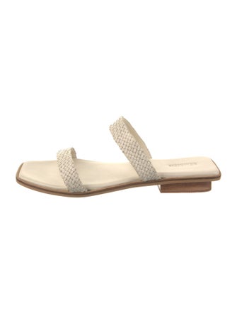 Bembien Leather Braided Accents Slides