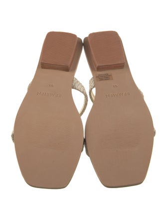 Bembien Leather Braided Accents Slides