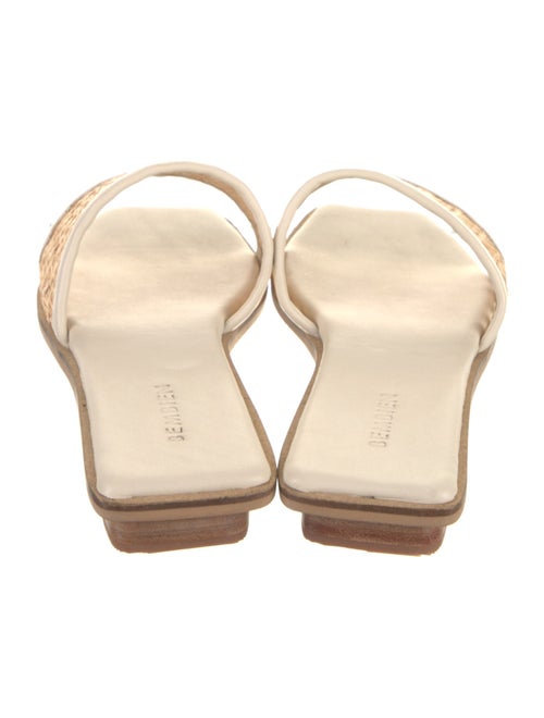 Bembien Leather Colorblock Pattern Slides