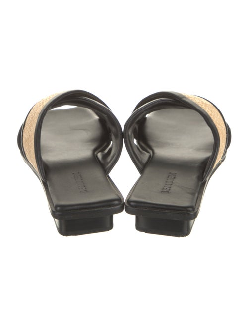 Bembien Leather Colorblock Pattern Slides