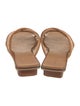 Bembien Leather Colorblock Pattern Slides