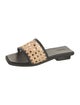 Bembien Leather Colorblock Pattern Slides