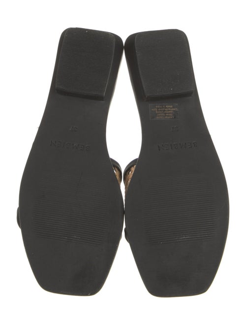 Bembien Leather Colorblock Pattern Slides