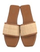 Bembien Leather Colorblock Pattern Slides