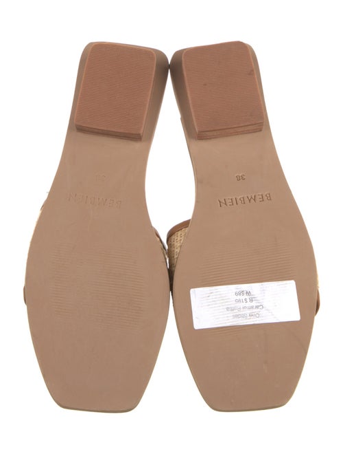 Bembien Leather Colorblock Pattern Slides