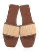 Bembien Leather Colorblock Pattern Slides